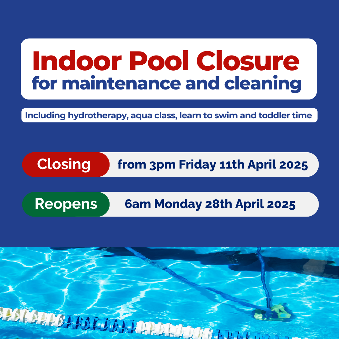 Indoor Pool To Close for Maintenance and Cleaning