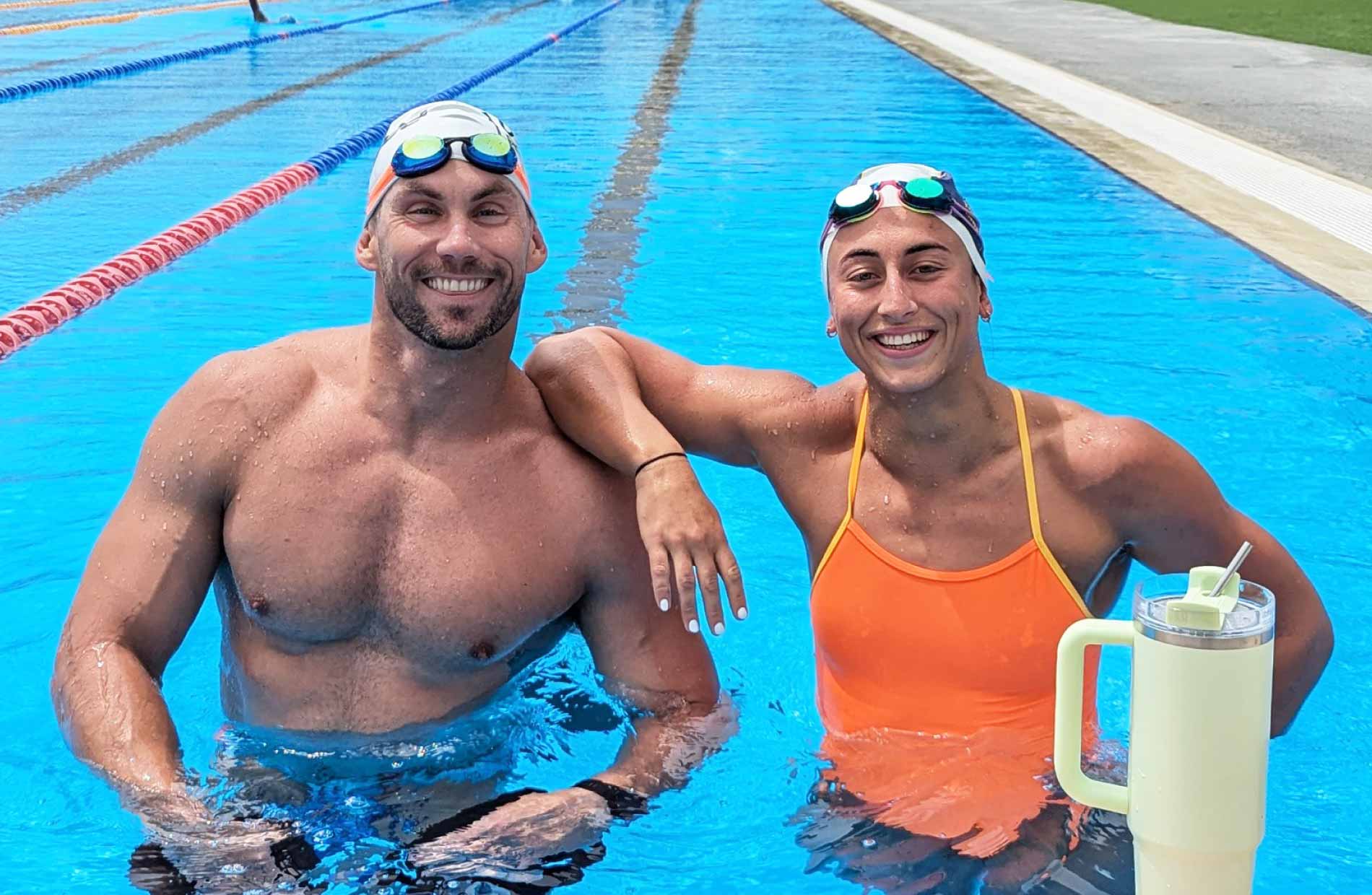 Clem Jones Centre 50m Pool Swimmers