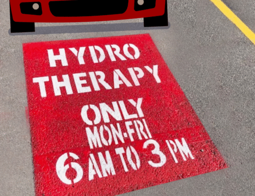 Dedicated Parking Spots for Hydrotherapy Clients