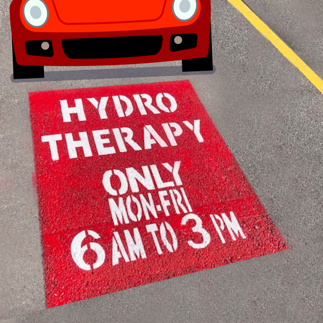 Dedicated Parking Spots for Hydrotherapy Clients