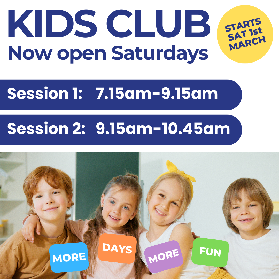 Clem Jones Centre Kids Club - Now Open Saturdays - 2 sessions